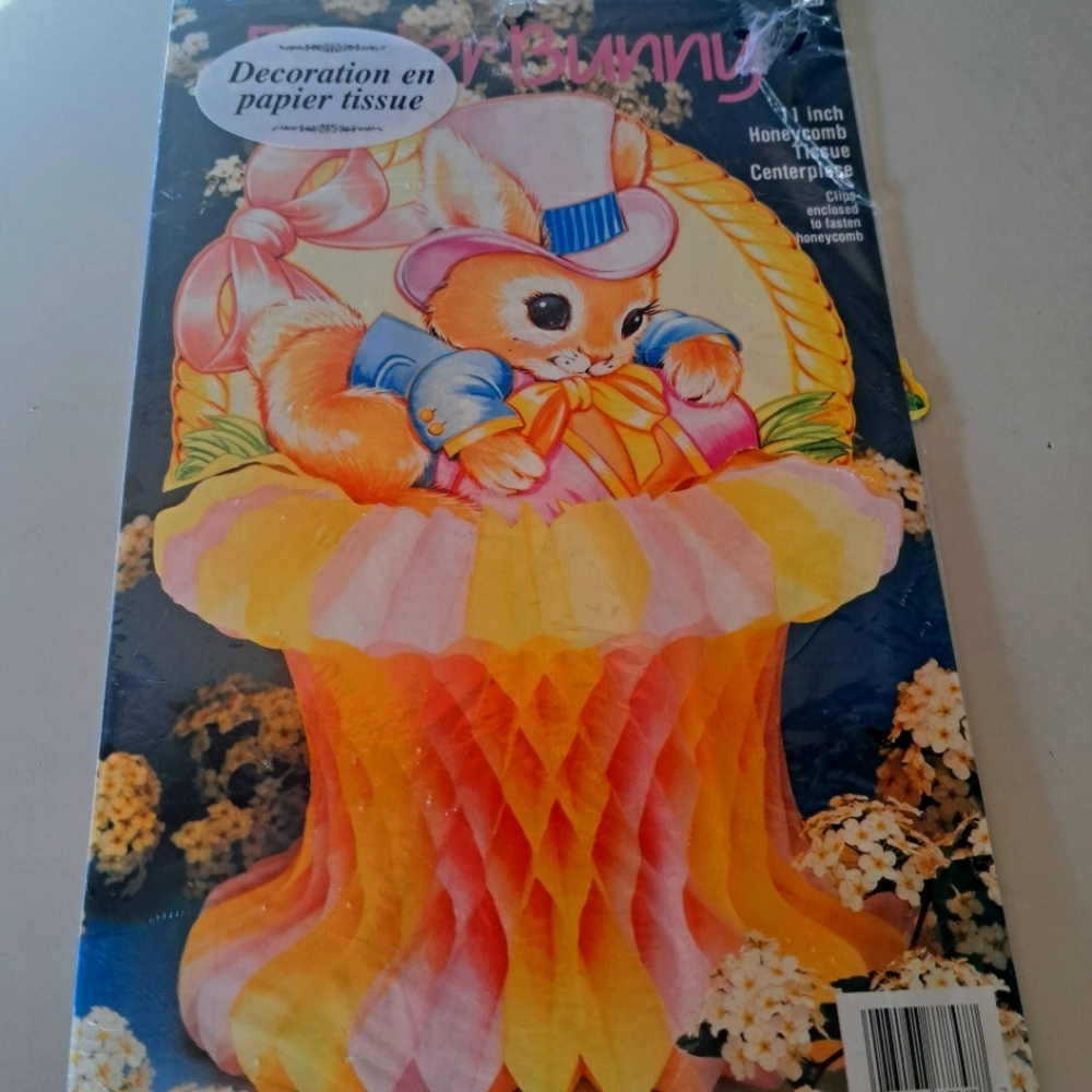 Vintage Easter Honeycomb Dycut Decoration